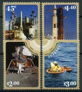 Tokelau 2019 MNH Apollo 11 Moon Landing 50th Anniv 4v Set Space Stamps 