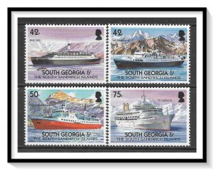 South Georgia #303-306 Merchant Ships Set MNH