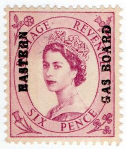 (I.B) Elizabeth II Commercial Overprint : Eastern Gas Board