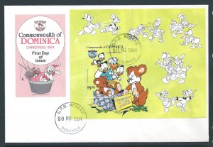 Dominica #874 (SS FDC) Disney - Christmas '84