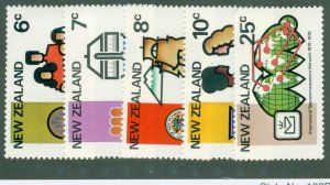 NEW ZEALAND 593-7 MH BIN $1.50