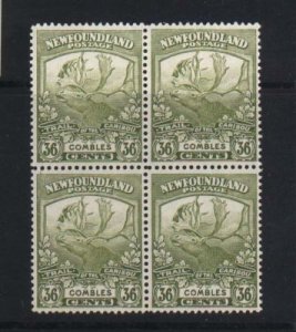 Newfoundland #126 XF/NH Block