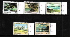 Bermuda-Sc#514-18- id9-unused NH set-Winslow Homer-Paintings-1987-