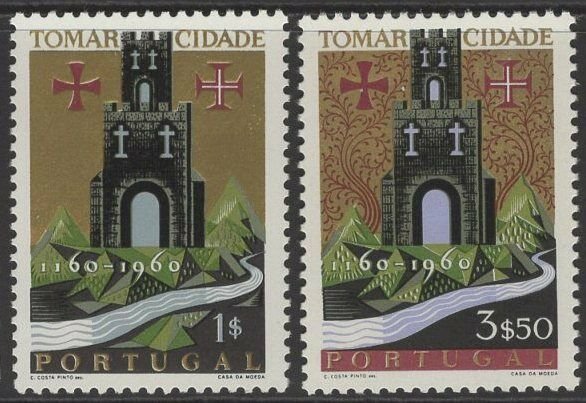 PORTUGAL SG1196/7 1962 8th CENTENARY OF TOMAR MNH