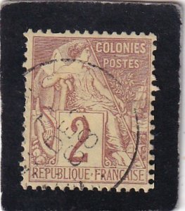 French Colonies   #   47   used