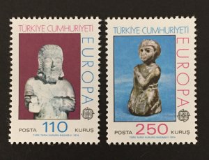 Turkey 1974 #1972-3, MNH, CV $15