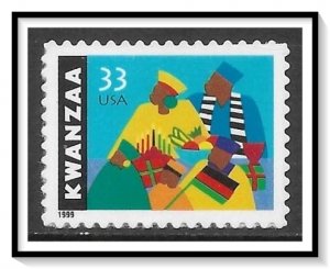 US #3368 Kwanzaa S/A Mint