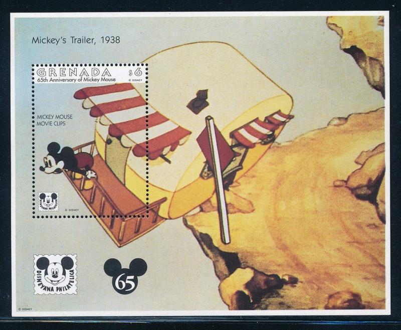 Disney Grenada - Souvenir Sheets 65th Anniversary MNH #2261 (1993)