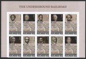 NEW ISSUE (Forever) The Underground Railroad Header Block of Ten (2024) SA