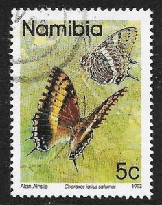 Namibia # 742 - Charaxes Saturnus - used.....{Gn20}