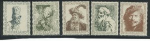 Netherlands B291-5  MNH cgs (2