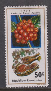 Rwanda 634 Coffee Beans 1975