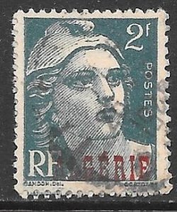 Algeria 202: 2f Overprint, used, F-VF