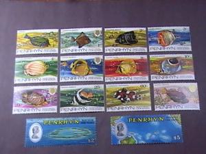 PENRHYN ISLANDS# 50-63 -MINT NEVER/HINGED-COMPLETE SET------1974-75