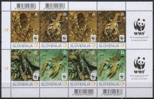 2011 Slovenia 904-907KL WWF / Sea fauna​​​​​​​