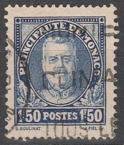 Monaco #122 F-VF Used  CV $10.50  (S8175)