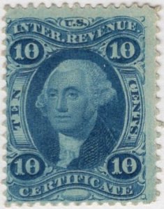 Scott R33c George Washington - Certificate Revenue Stamp - MNG