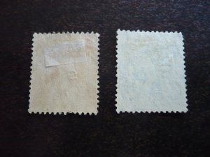 Stamps - St. Lucia - Scott# 65,67 - Used Part Set of 2 Stamps