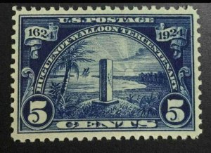 MOMEN: US STAMPS #616 5c MINT OG NH VF+ LOT #75709-3*