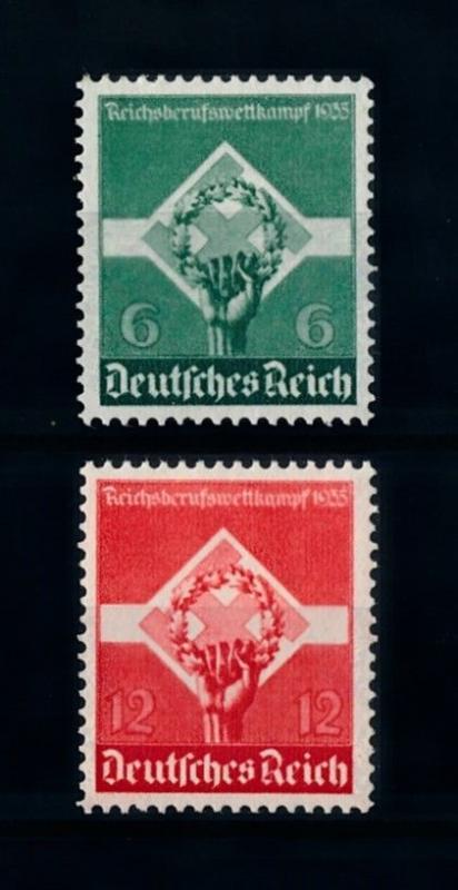 [70496] Germany Reich 1935 Young Workers Mi. 571-572 MNH OG