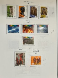 Switzerland collection reg issues 1990-1999 complete used
