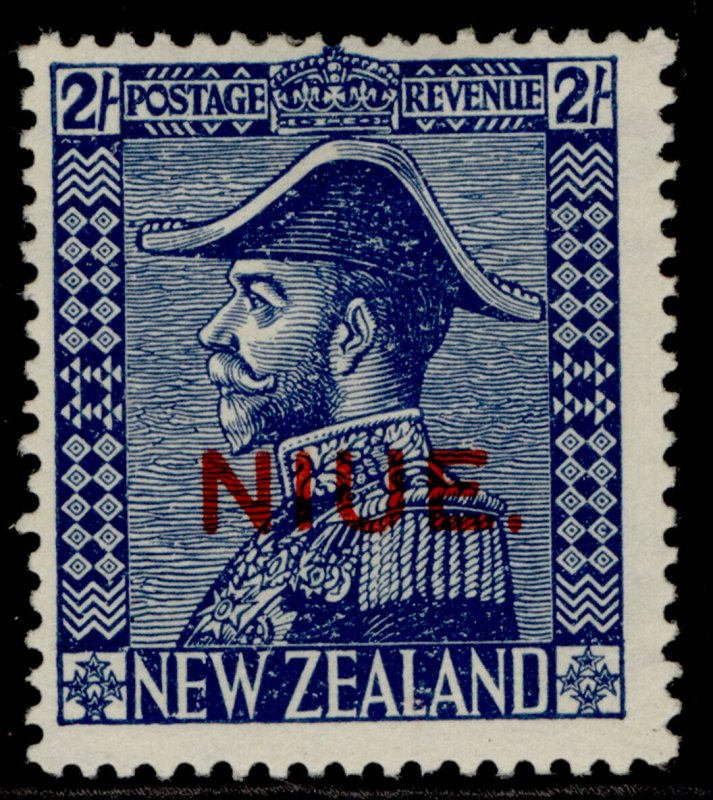 NEW ZEALAND - Niue GV SG48, 2s deep blue, M MINT. Cat £15.