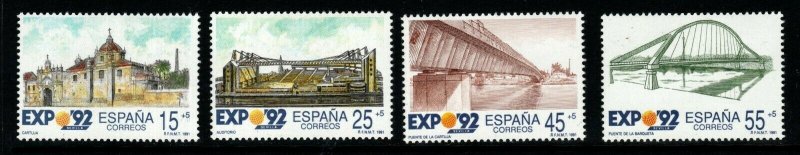 SPAIN SG3094/7 1991 EXPO 92 WORLDS FAIR MNH 