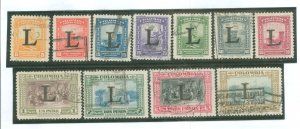 Colombia #C175-C185 Used Single (Complete Set)