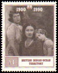 British Indian Ocean Territory #106-107, Complete Set(2), 1990, Royalty, Neve...