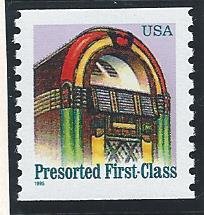 US #2911, Juke Box, M-NH*-