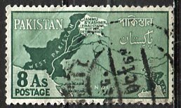 Pakistan; 1960: Sc. # 110: Used Single Stamp