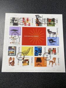FDC 4333 Charles & Ray Eames Souvenir First Day Of Issue 2008