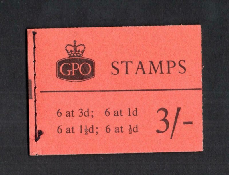 3/- BOOKLET JANUARY 1960 Cat £35