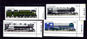 Canada 1118-21 MNH 1986 Locomotives  #2