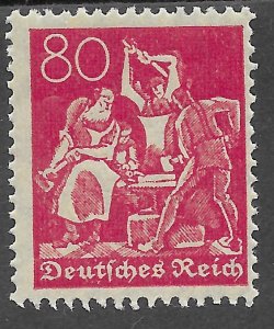 Germany inflation stamps issued 1921 - 1924