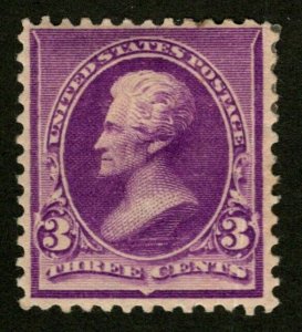 OAS-CNY ED-2 (178) SC 221 – 1890 3c Jackson, purple MH msrp $100