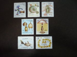 Stamps - Cuba - Scott# 1079-1085 - Used Set of 7 Stamps