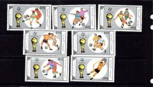 Mongolia 1838-44 Hinged 1990 Soccer set