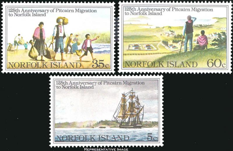 Norfolk Islands Scott 277-279 Mint never hinged.