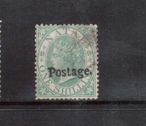 Natal #29 f VF Used With Bogus Forged Overprint **With Certificate**