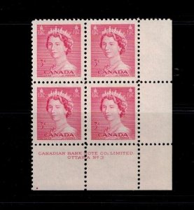 Canada 327 MNH PL 3