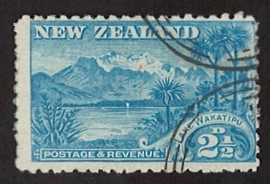 1898-1903 Lake Wakatipu and Mount Earnslaw 21/2P Postage Revenue (LL-21)