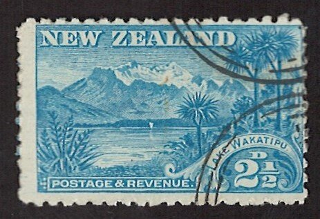 1898-1903 Lake Wakatipu and Mount Earnslaw 21/2P Postage Revenue (LL-21)