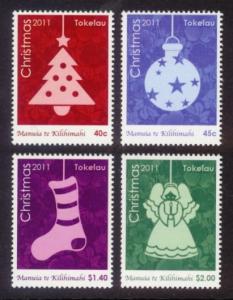 Tokelau Sc# 391-4 MNH Christmas 2011