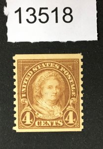 MOMEN: US STAMPS # 601 MINT OG NH LOT #13518