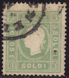 Lombardy-Venetia - 1862 - Scott #9 - used - Franz Josef