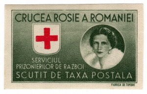 (I.B) Romania Cinderella : Red Cross Prisoner of War Fund