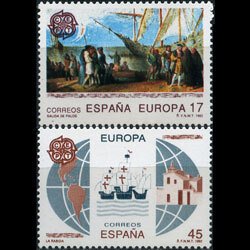 SPAIN 1992 - Scott# 2675-6 Europa-Columbus Set of 2 NH