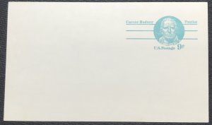 US #UX70 Postal Card Caesar Rodney SCV $.30 L32