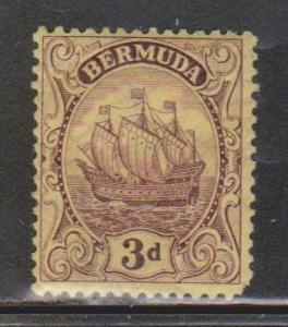 BERMUDA Scott # 89 MH - Caraval Type